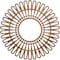 Ekena Millwork Cornelius Wood Fretwork Pierced Ceiling Medallion, Walnut, 28"OD x 10 3/8"ID x 1/4"T CMWP28X0250CRWA - alternate 1